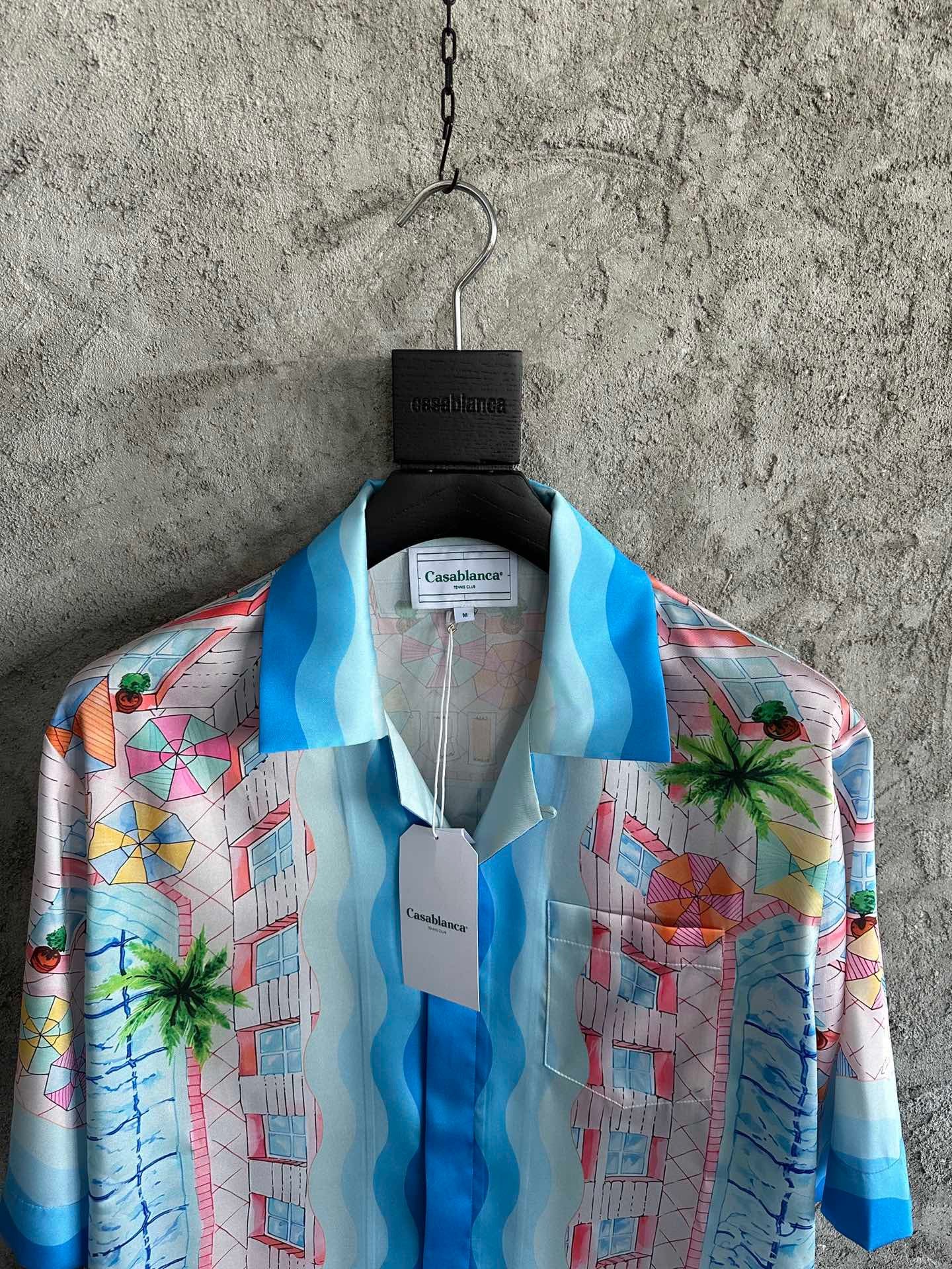 Casa ensemble chemise le plongeon soie