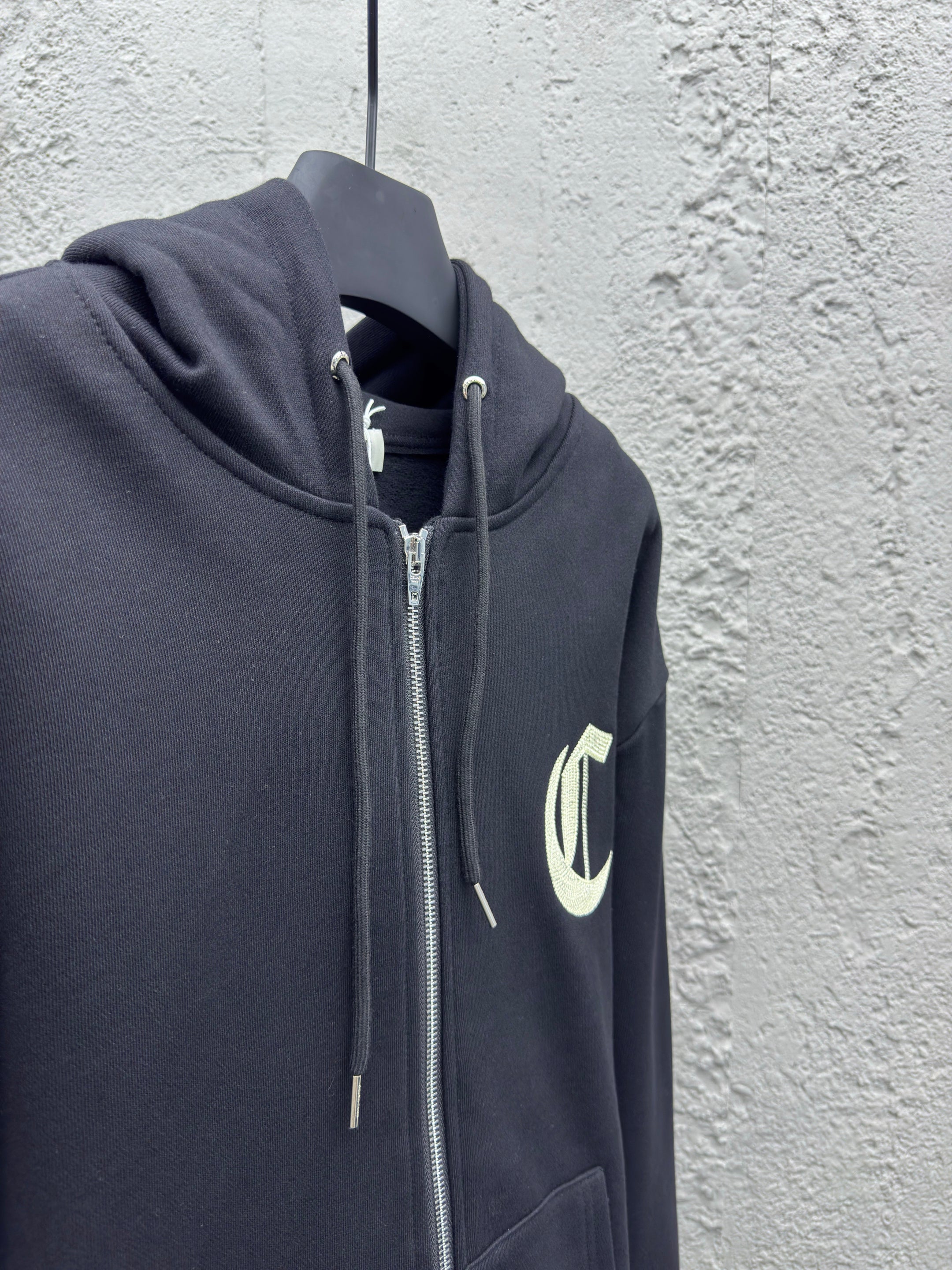 Veste Cln Zippée noir & blanche