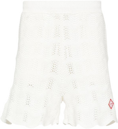 Casab Wavy Gradient Pattern Shorts