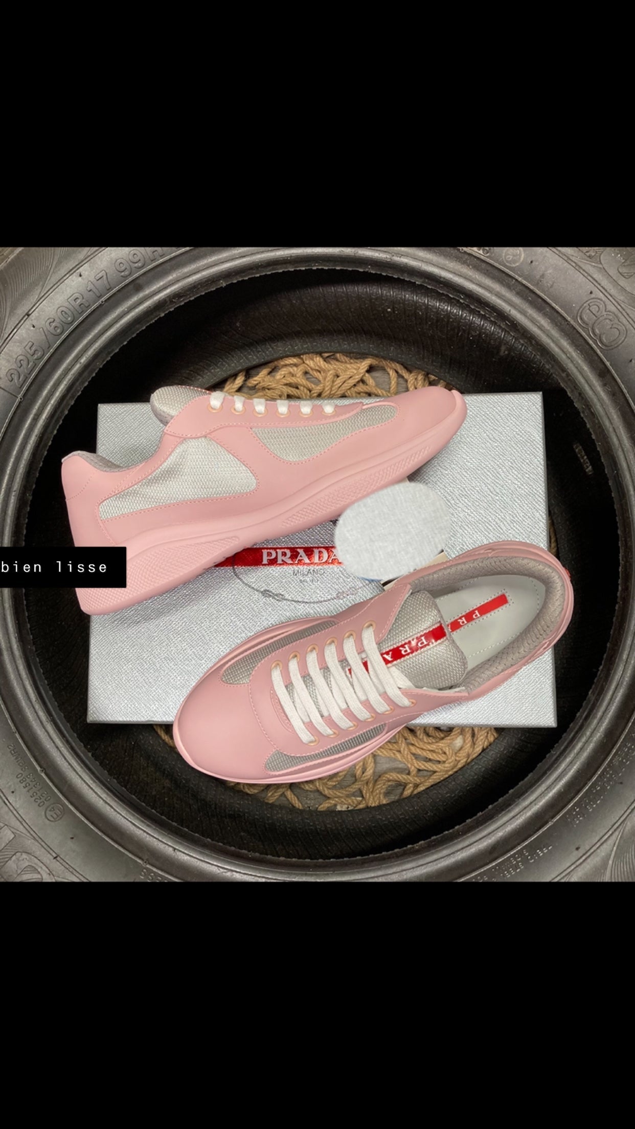 Sneakers Prd America ´ s Cup Gomme & tissu bike Pink 10/10