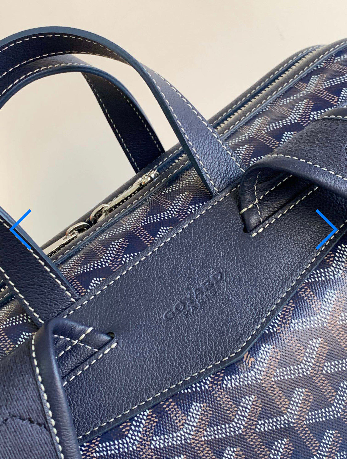 Cisalpin-Rucksack mit Rechnung in Marineblau