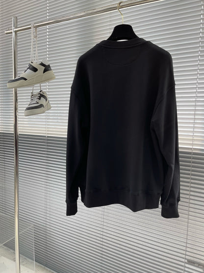 Pull FF noir poche zippée