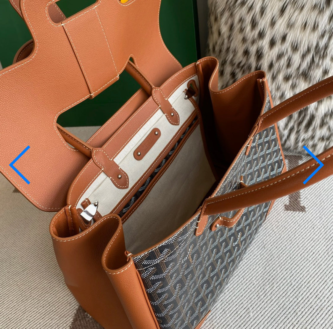 Sac cabas Saigon Brown facture