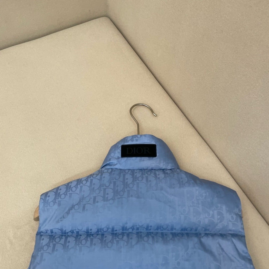 CD blue Sky sleeveless down jacket