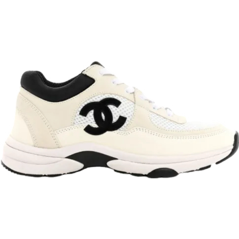 Sneakers chanl coureur 10/10 white and black