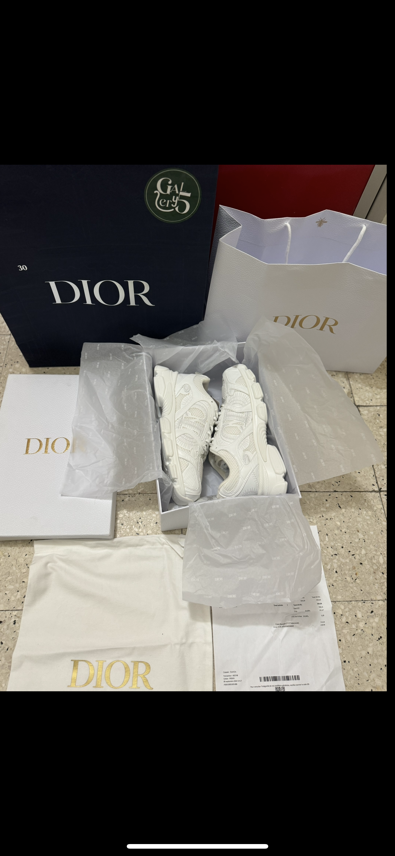SNEAKERS CD CHRONO FACTURE PACKAGING COMPLET