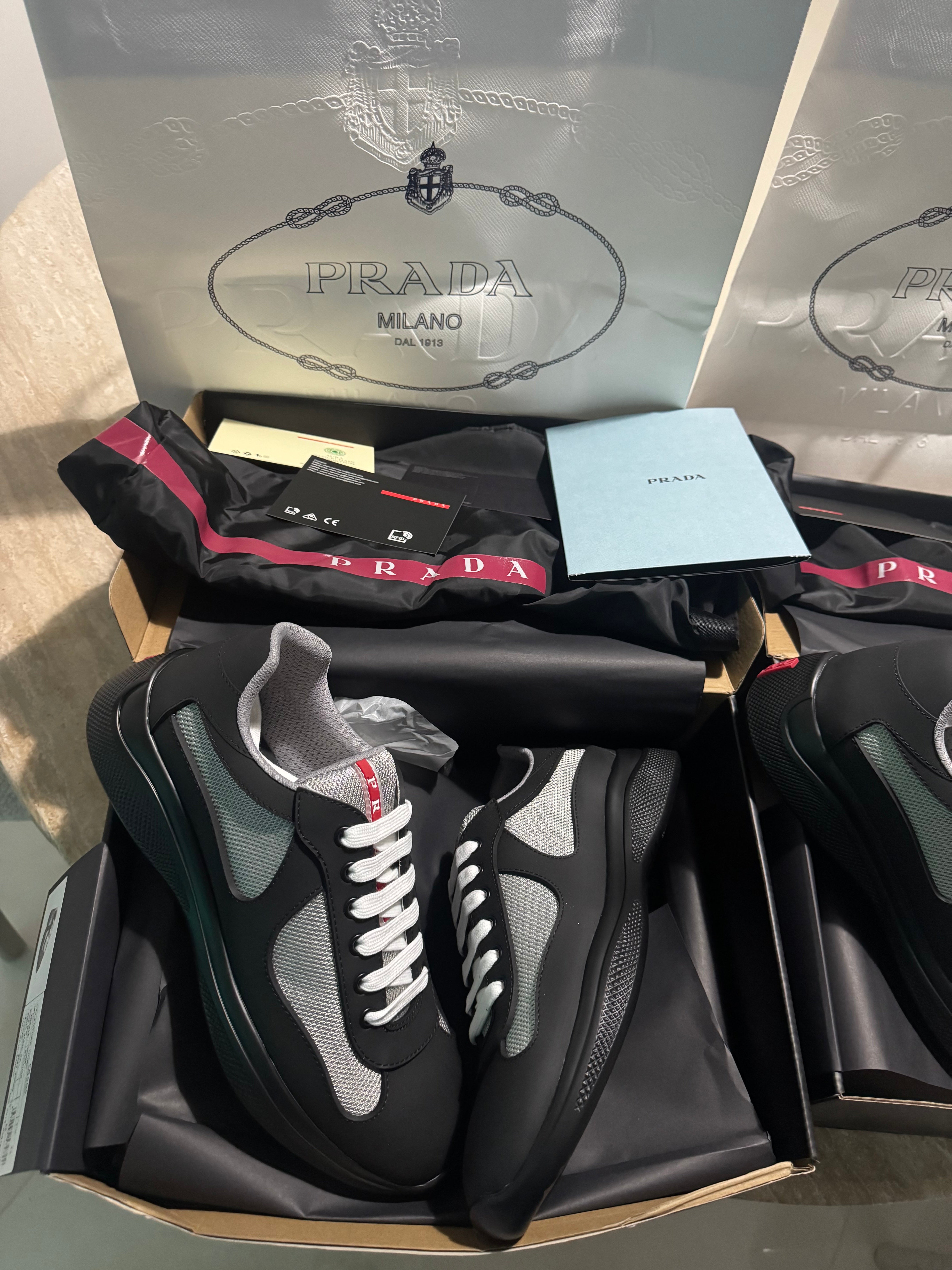 Sneakers Prd America ´ s Cup black Gomme & tissu bike 10/10