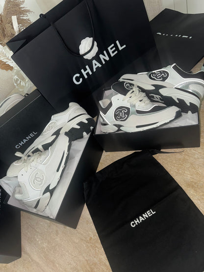 Sneakers Chanl ( EXCLU ) packaging complet facture 10/10 🚚📦⚡️