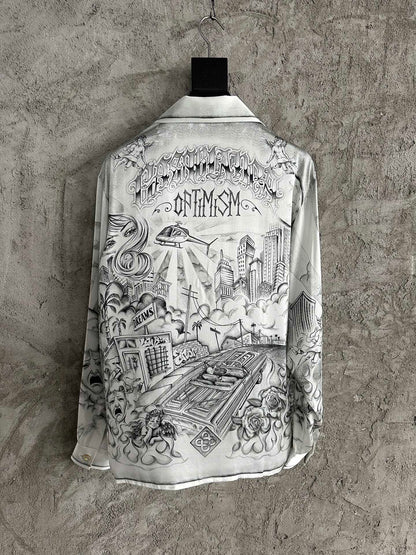 Chemise Casa manches longues tattoo