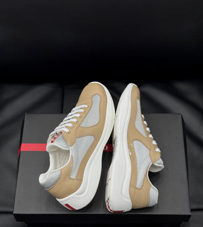 Sneakers Prd America ´ s Cup  Beige  tissu bike lisse 10/10 V3S