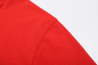 T-shirt rouge à petit logo ami de cœur rouge