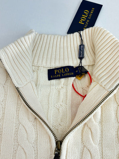 PULL RALPH BEIGE ZIPPÉ
