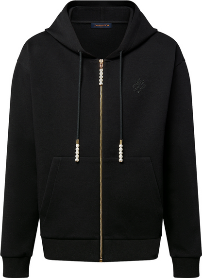 Sweatshirt mit LV-Jersey-Stickerei