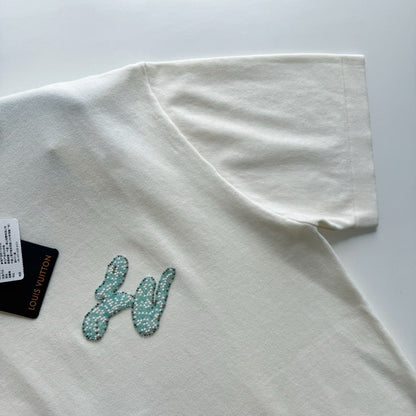 Tee-shirt lv manches courtes ornementé
