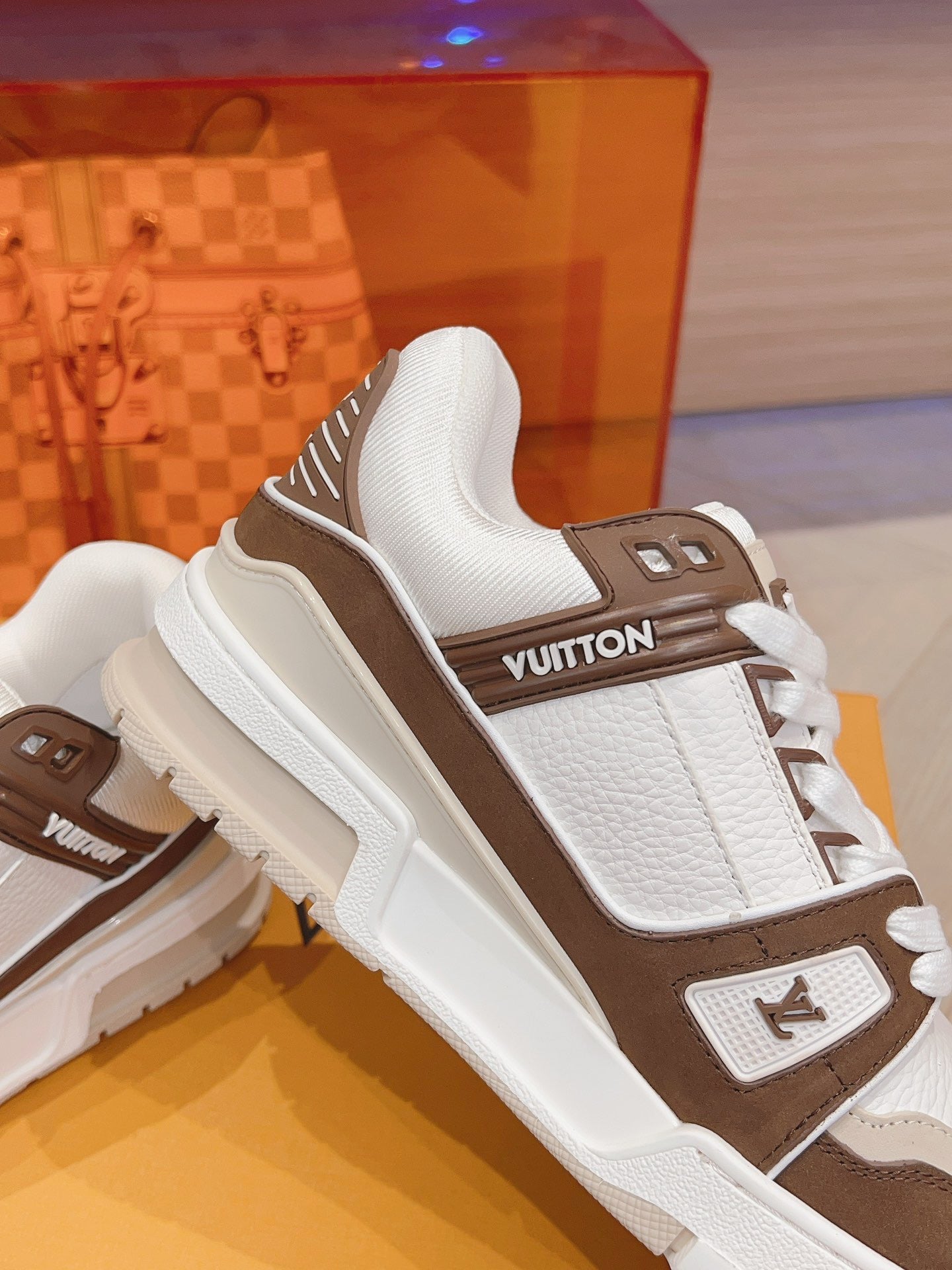 Sneakers Lv Trainers mocha facture