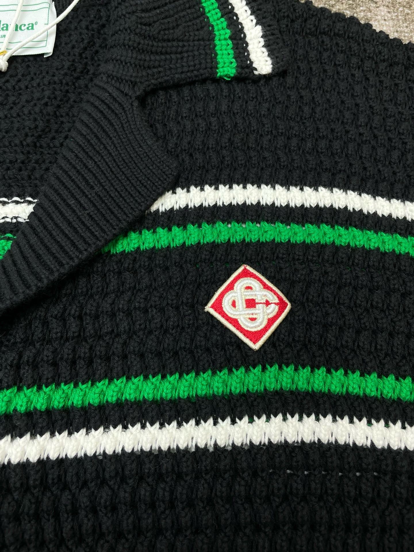 Casa tennis crochet shirt manches longues