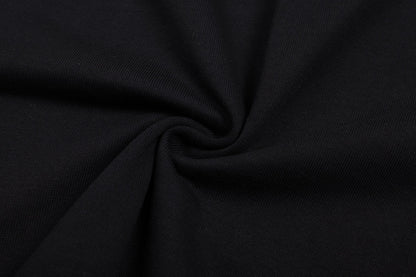 T-shirt noir à logo ami de cœur rouge