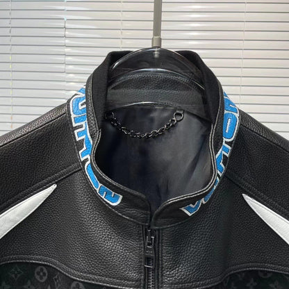 Veste Lv FULL CUIR LEATHER VRAI LEATHER BLACK
