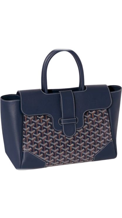 Sac cabas Saigon Blue navy facture