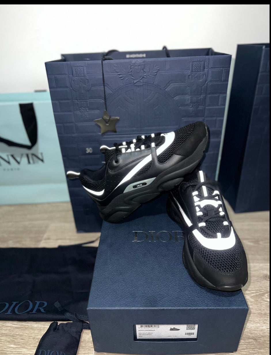 B22 Calf mesh black invoice (PUSHED MODEL).