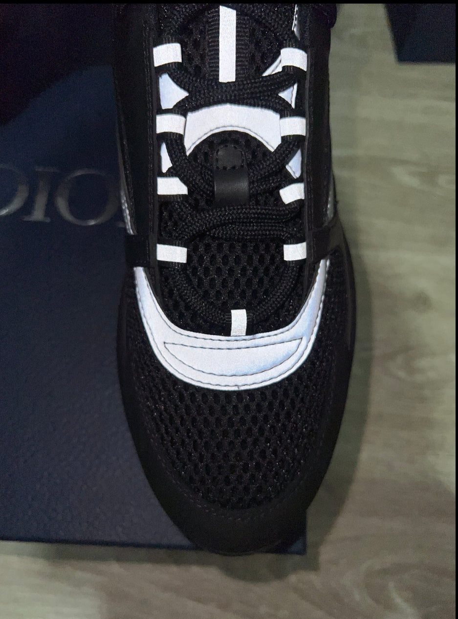 B22 Calf mesh noir facture ( MODÈLE POUSSÉ ) .