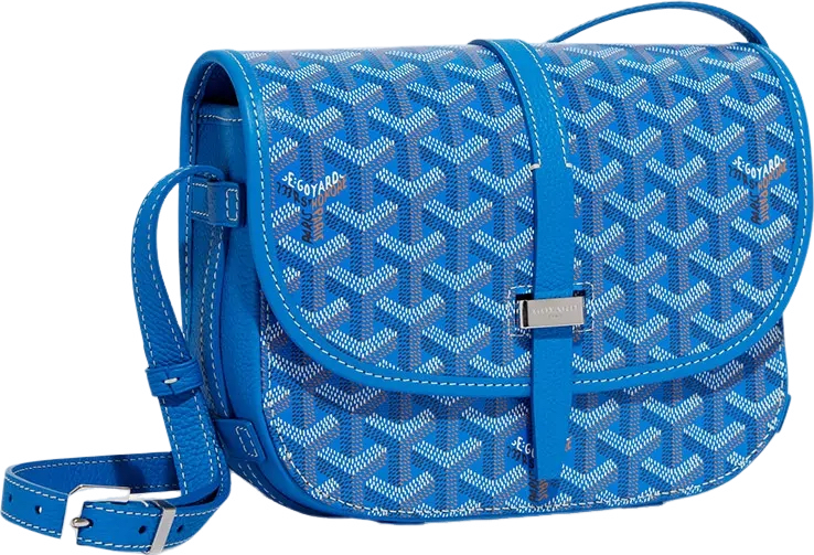 Sac Belvédère  blue leather   facture