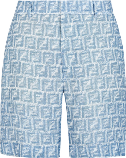 Shorts FF Seide blau