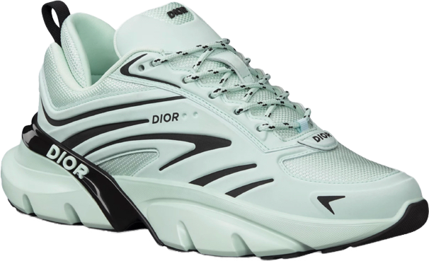 Sneaker B44 Blade
Maille technique vert clair et tissu technique vert clair
