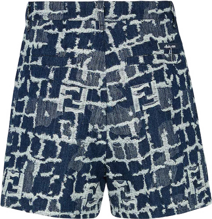 SHORTS FF DENIM BLAU