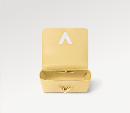 Sac twist MM jaune plume facture