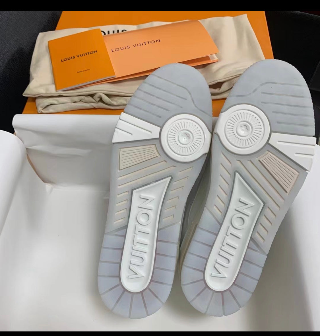 Sneakers Lv trainers monochrome facture