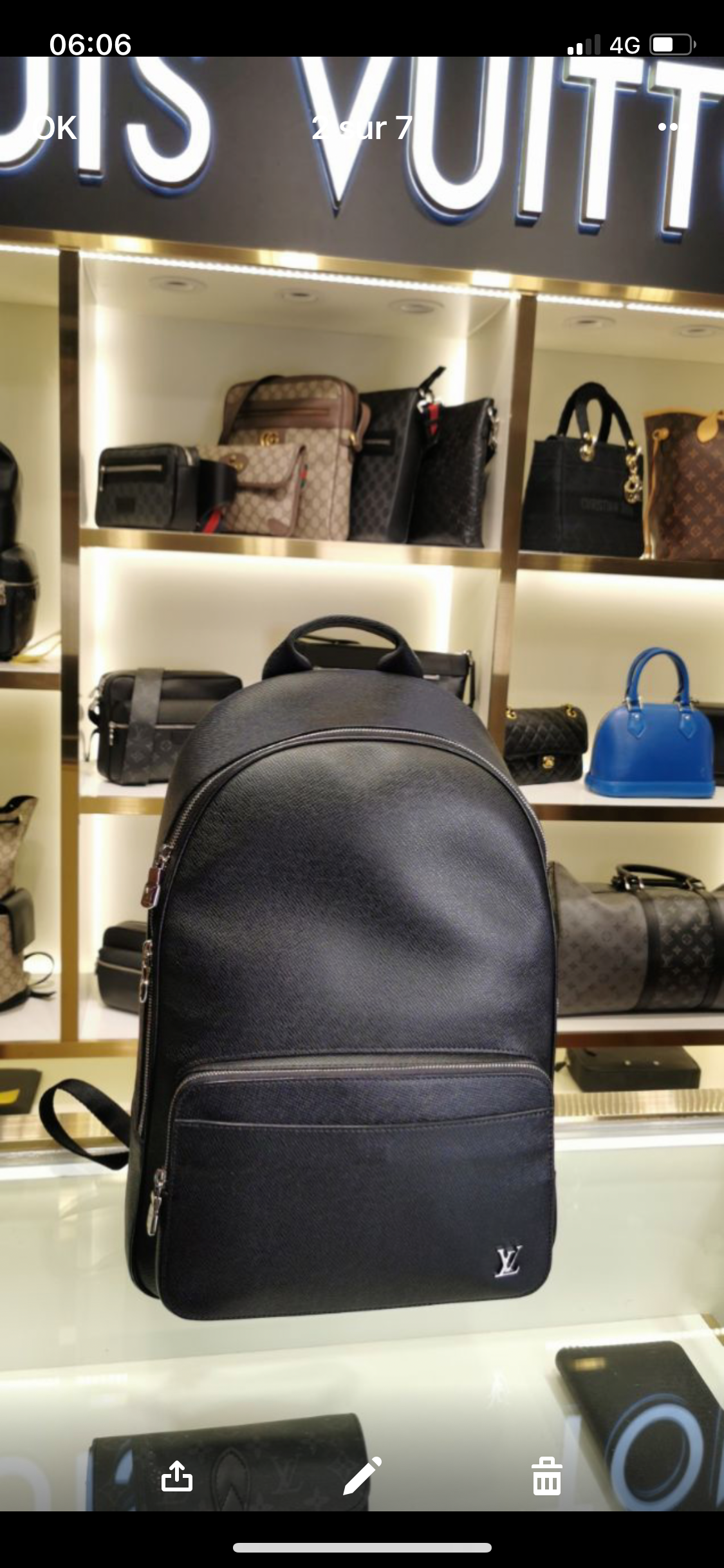 Sac à Dos Lv cuir