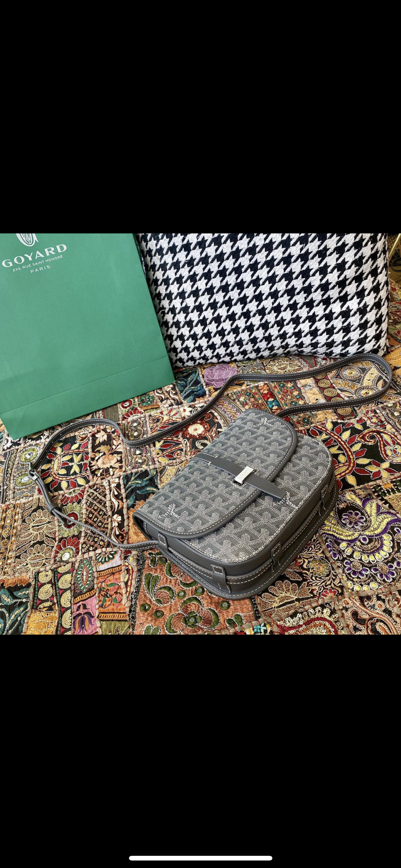 Sac Belvédère  vintage leather grey facture