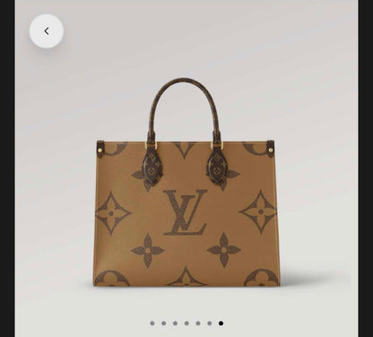 Sac Lv OnTheGo brown facture