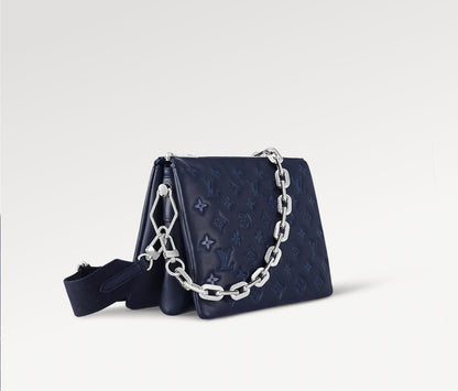 Sac Coussin bleu marine  facture
