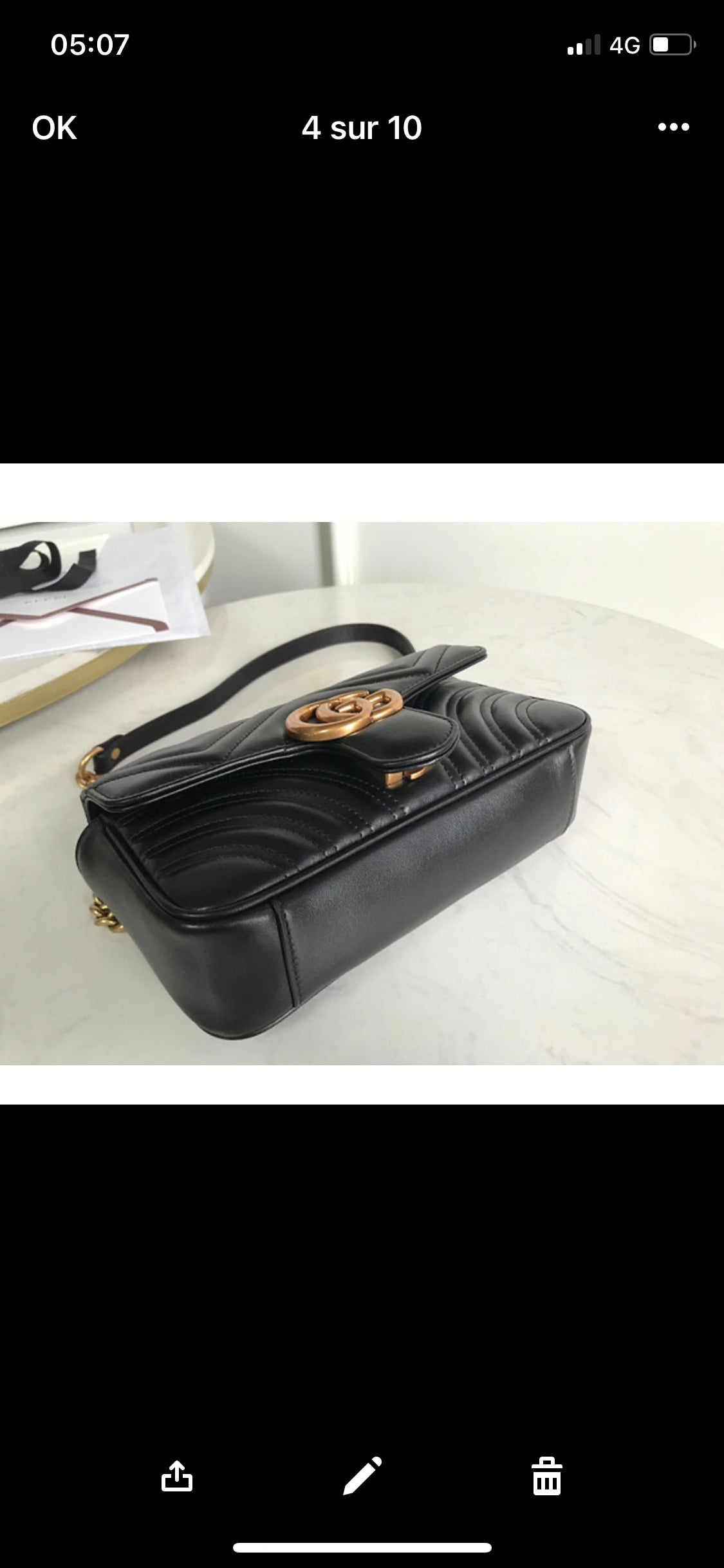 Sac à main Gg marmont facture