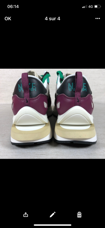 Vaporwaffle Sacai Villain Red Neptune Green stock X Authentification 1:1 ✔️  facture