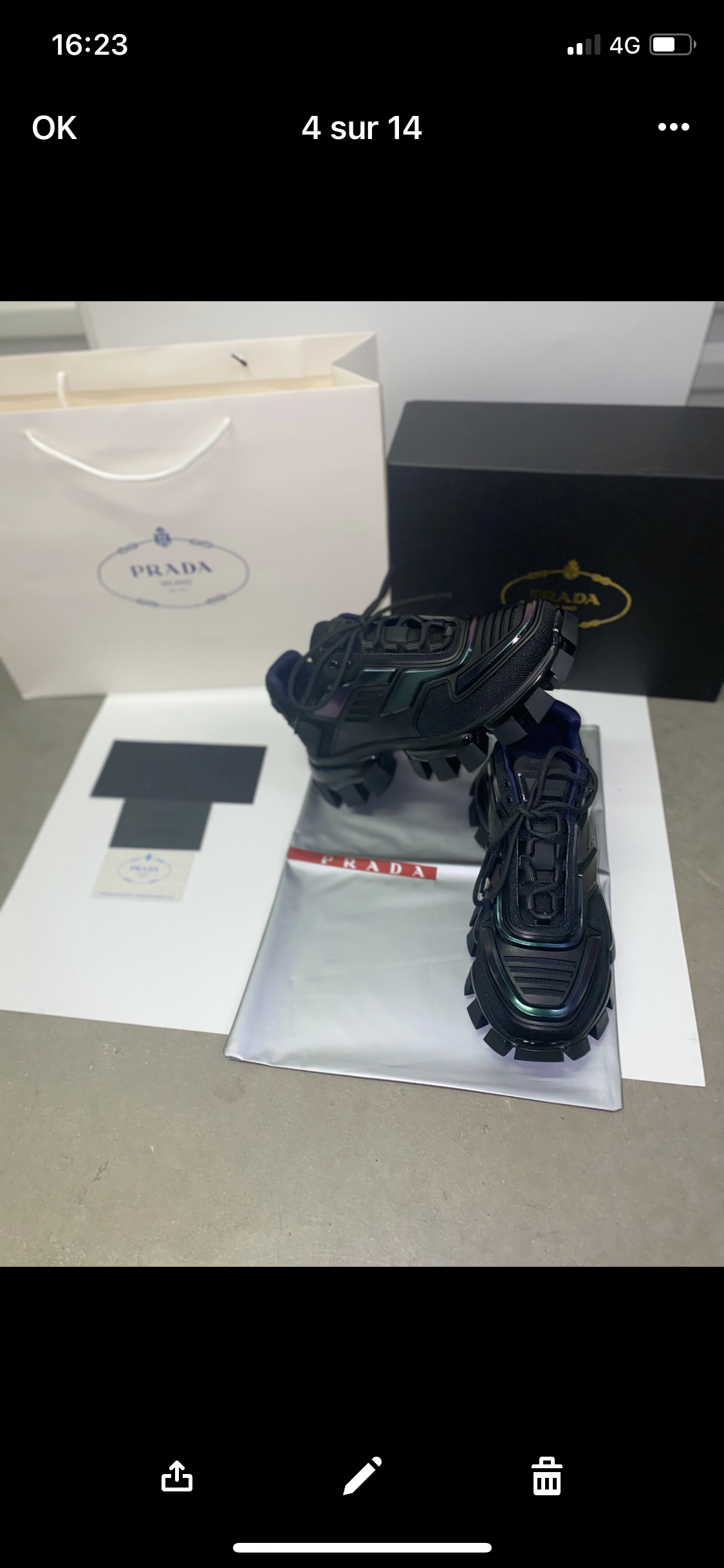 Sneakers Prd cloudbust blue Anthracite invoice
