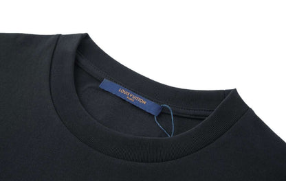T shirt Lv aviateur noir
