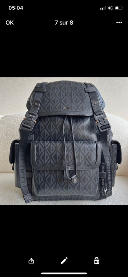 Black CD Backpack invoice