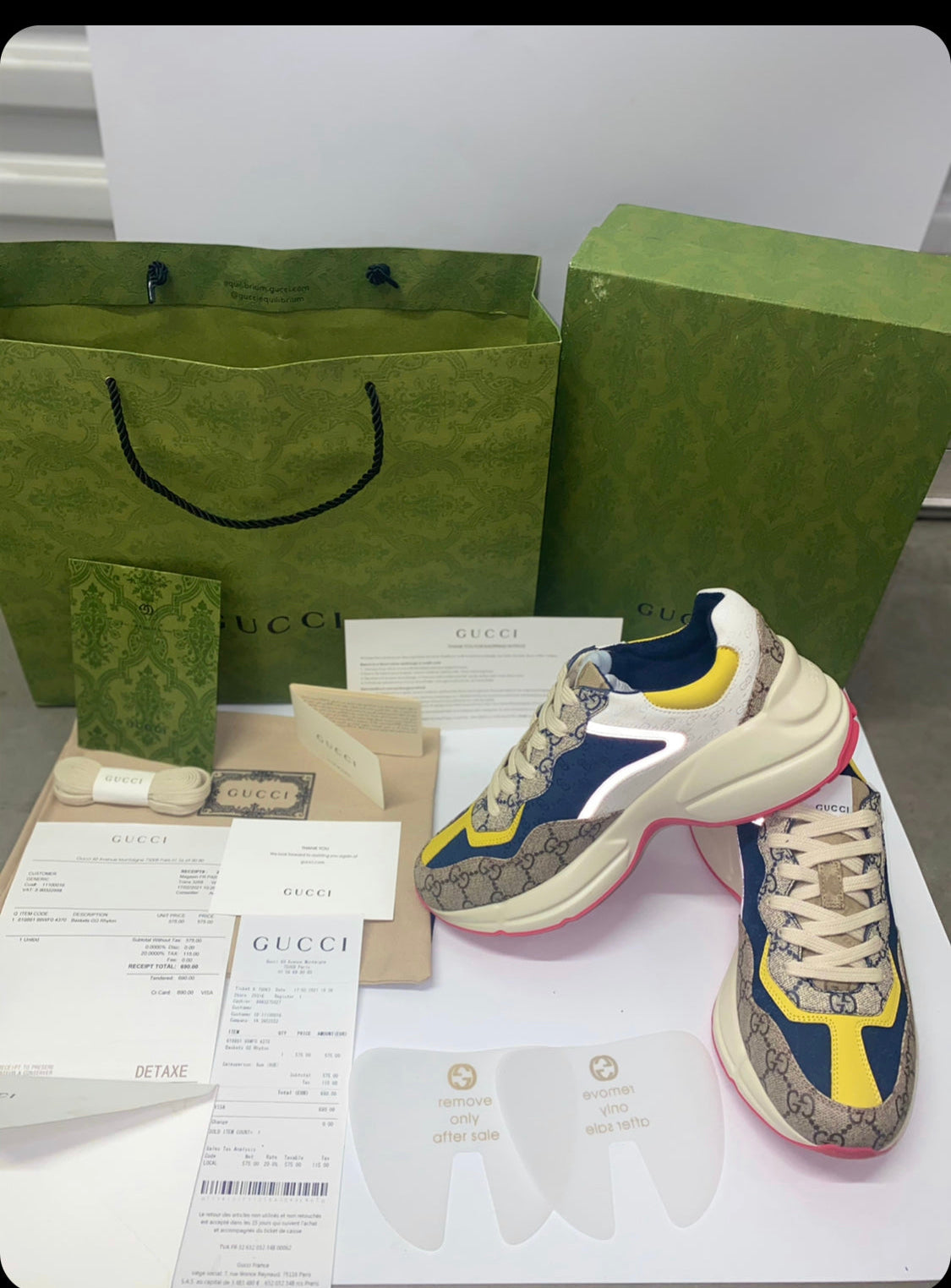 Sneakers Gg Rython facture