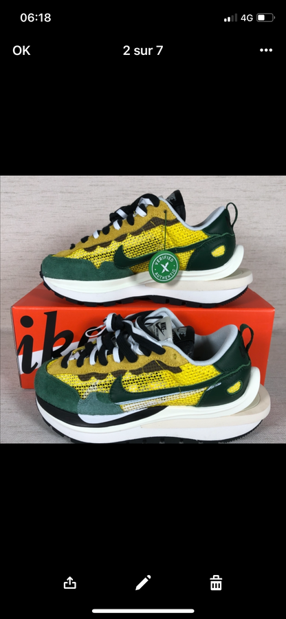 Vaporwaffle Sacai Tour Yellow Stadium Green facture flight club Authentification 1:1 ✔️
