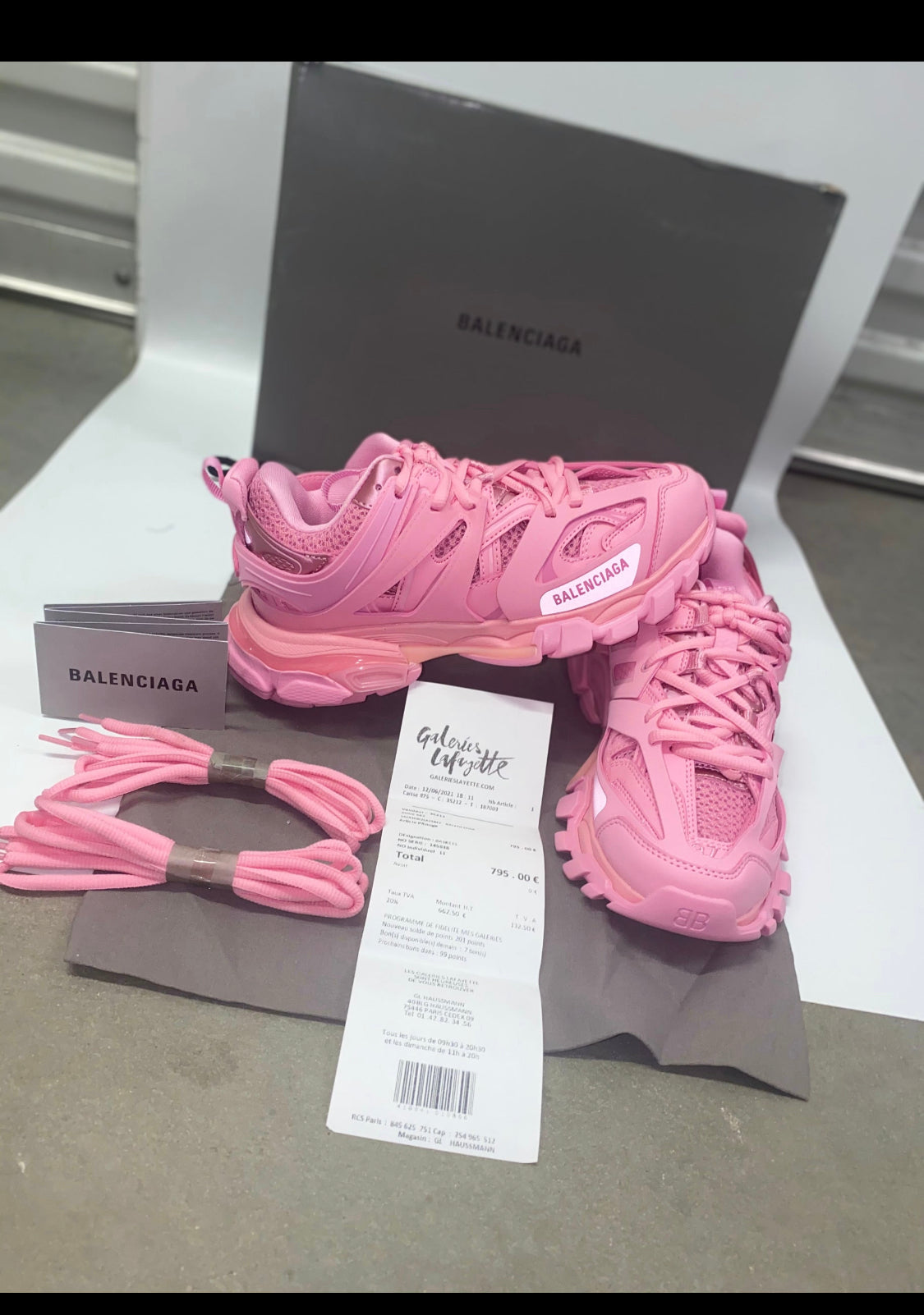 Blncg track pink facture