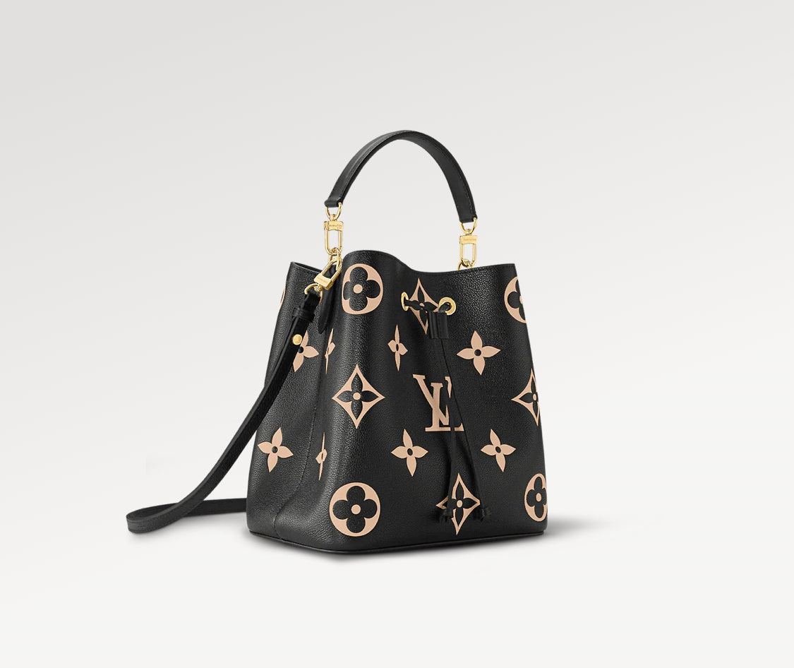 Black neon bag invoice