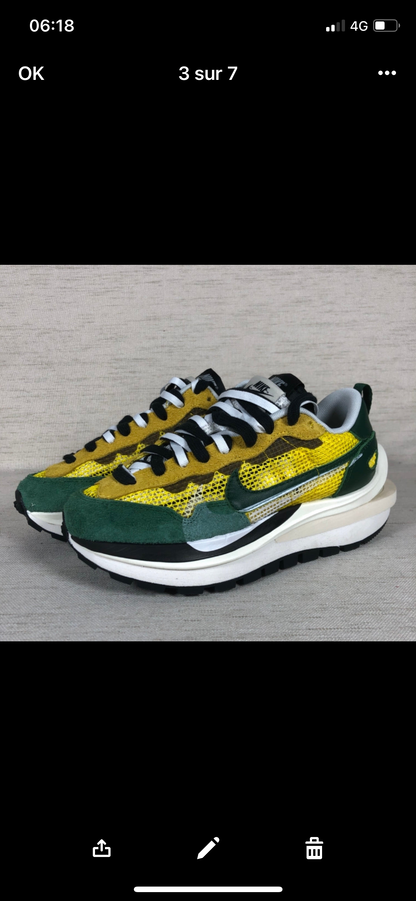 Vaporwaffle Sacai Tour Yellow Stadium Green facture flight club Authentification 1:1 ✔️
