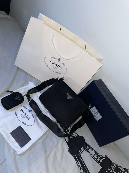 Black nylon PRD bag invoice