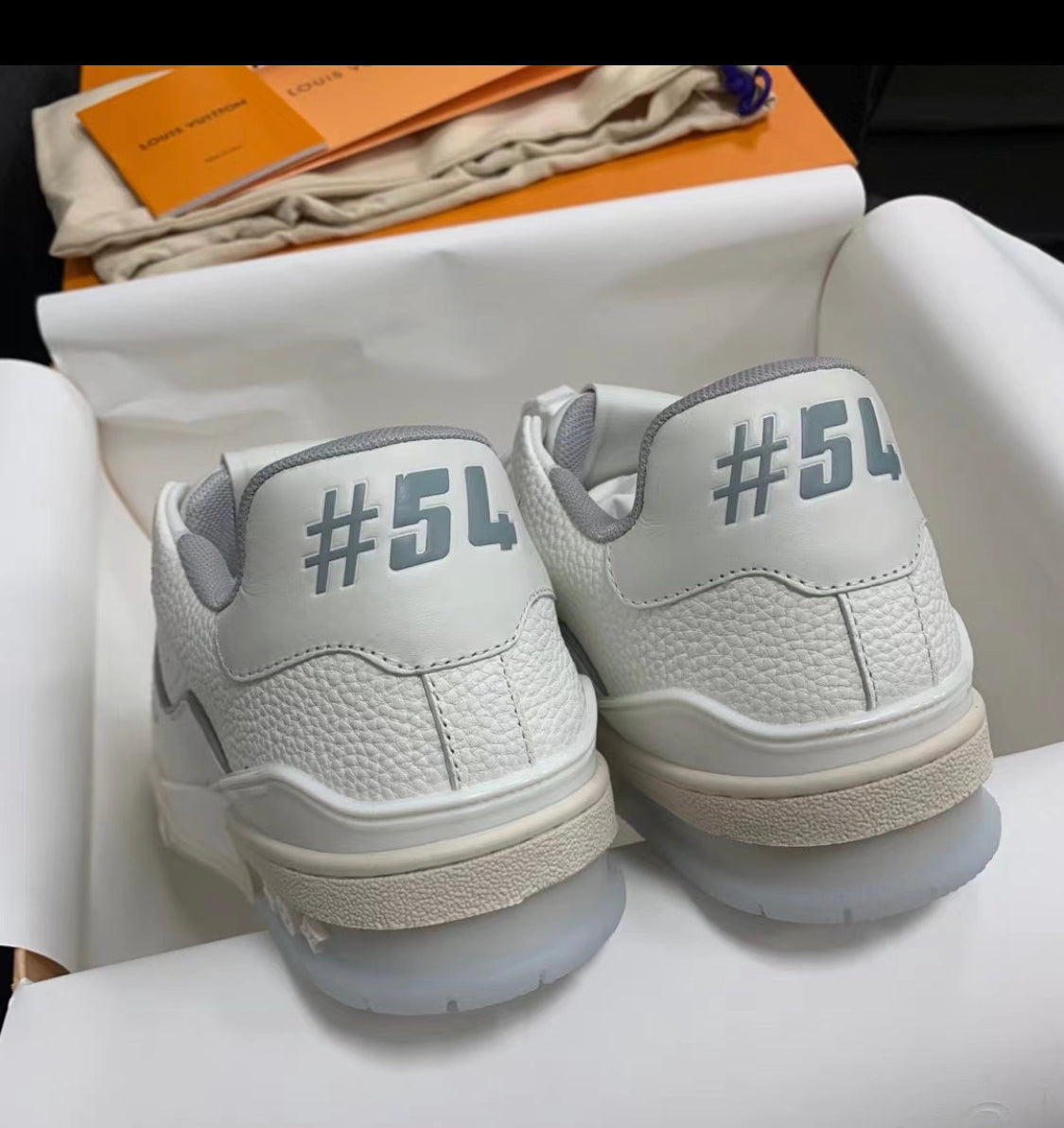 Sneakers Lv trainers monochrome facture