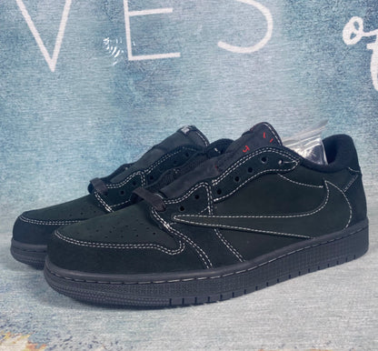 AJ low Travis black stock X authentification ✔️ 1:1 Facture