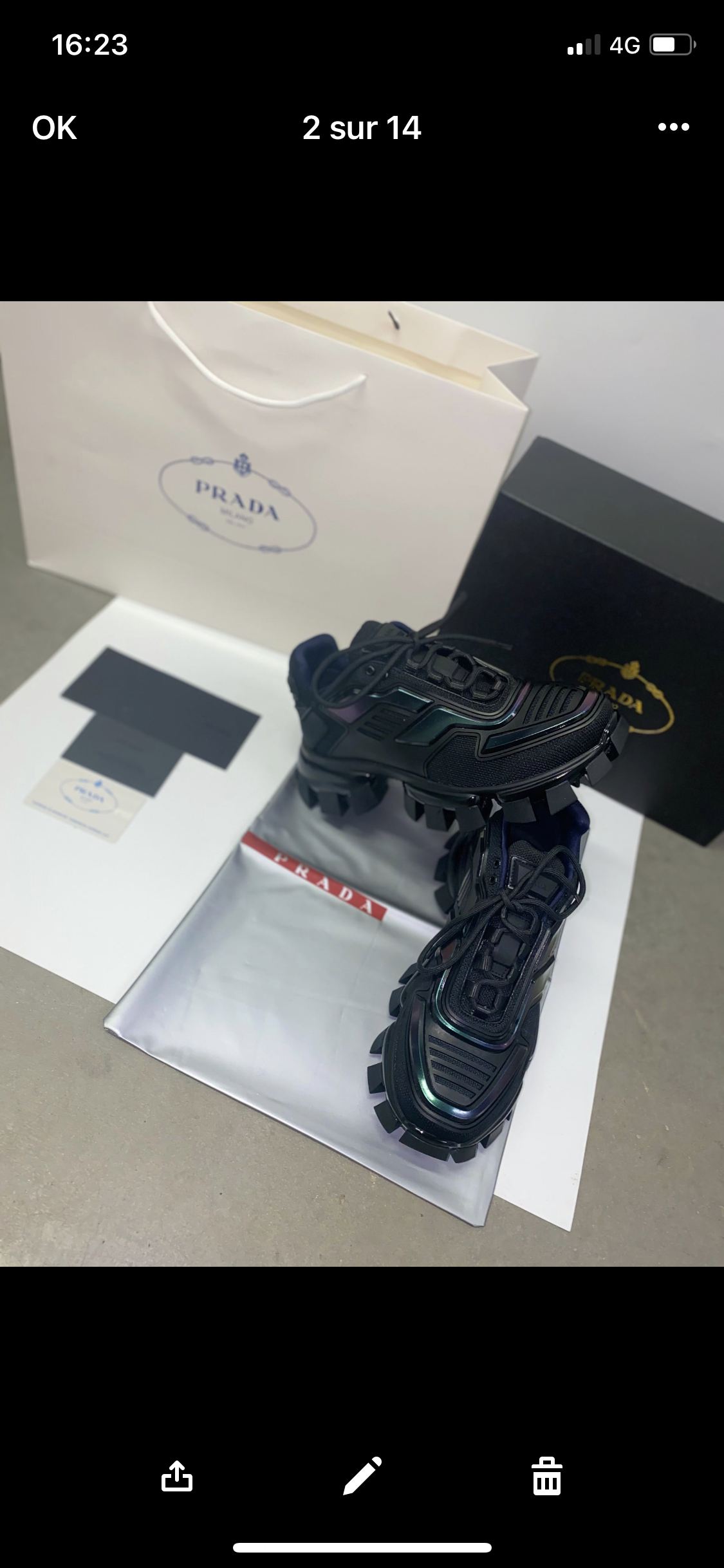 Sneakers Prd cloudbust blue Anthracite invoice
