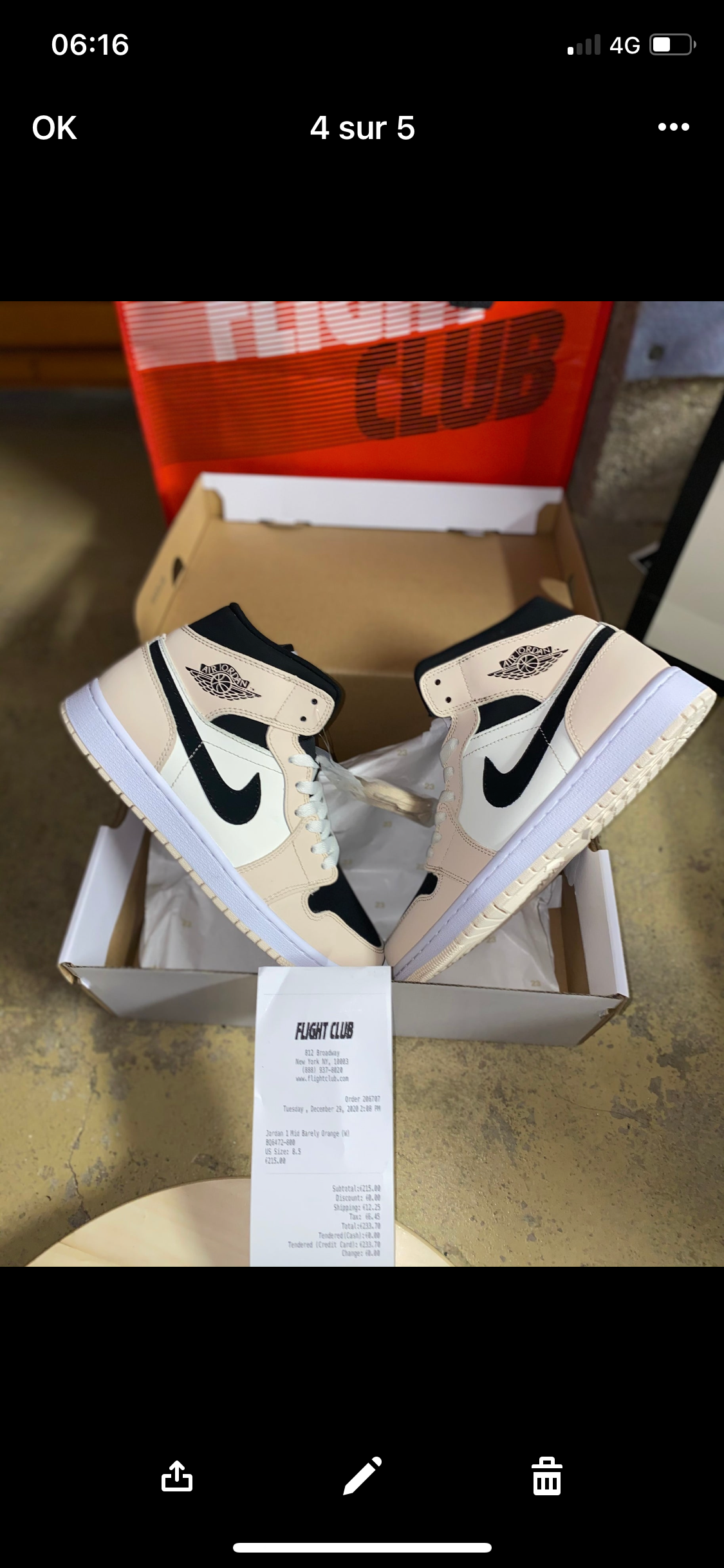 AJ  Stock X or Flight Club Aurhentification ✔️Facture